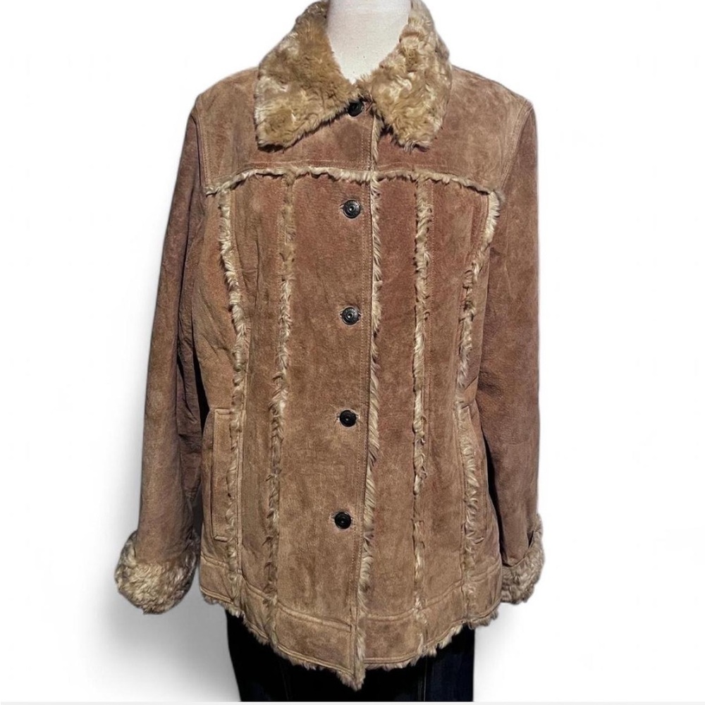 Wilsons Leather Brown Teddy Jacket